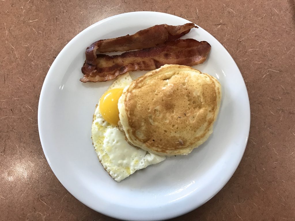 A solar eclipse breakfast, travel inspiration for the 2017 total solar eclipse. (Image © Meredith Mullins.)