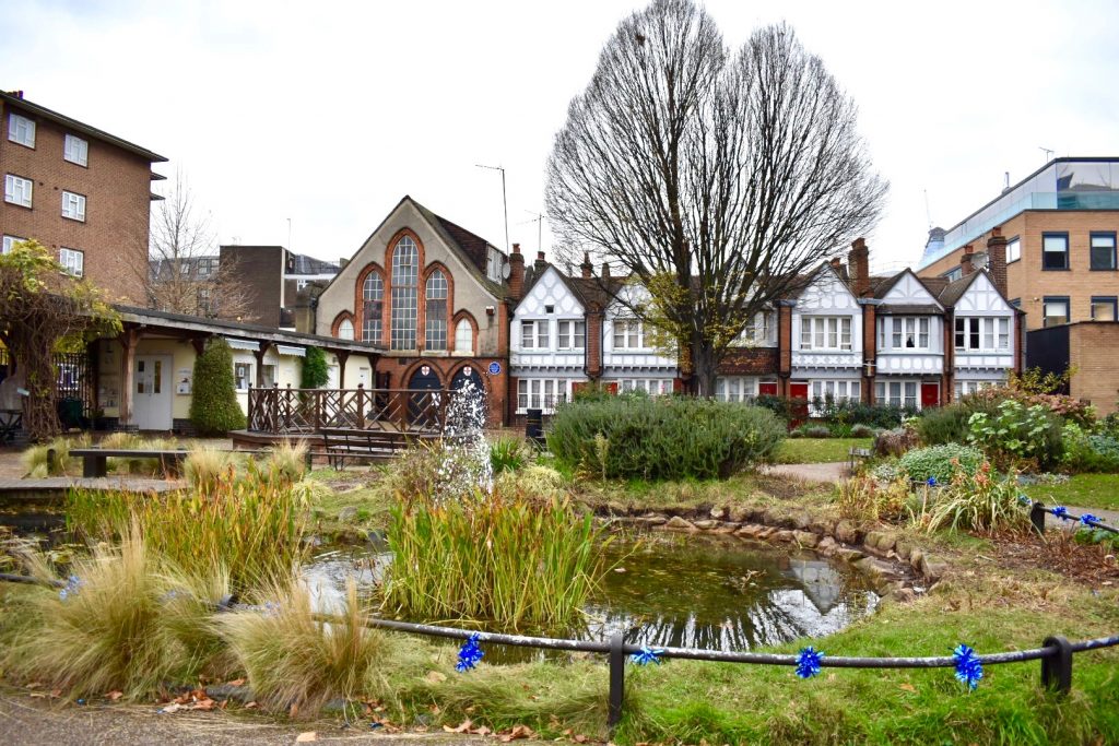 Red Cross Way Garden, London inspires wanderlust for an English holiday ramble. (Image © Joyce McGreevy)