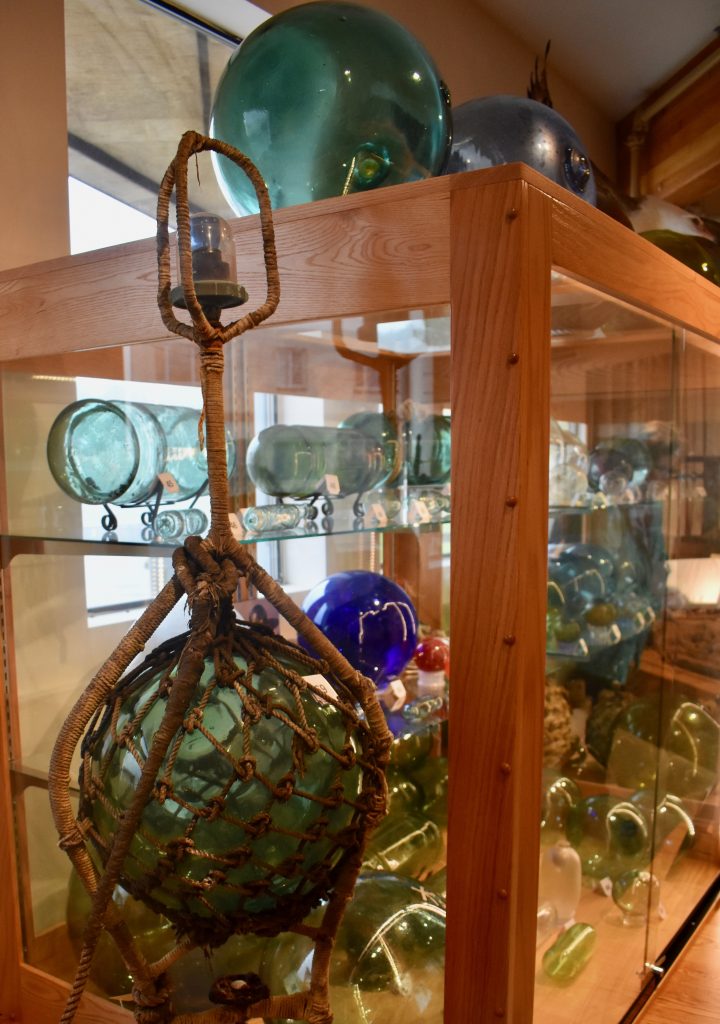 Glass floats at North Lincoln County Historical Museum reflect a cultural tradition of the Oregon coast. (Image © Joyce McGreevy)