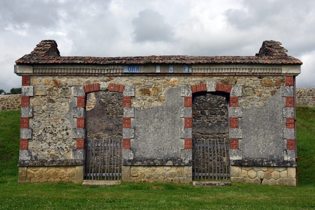 Tram station of Oradour-sur-Glane, part of the cultural history of WW II in France. (Image © Meredith Mullins.)