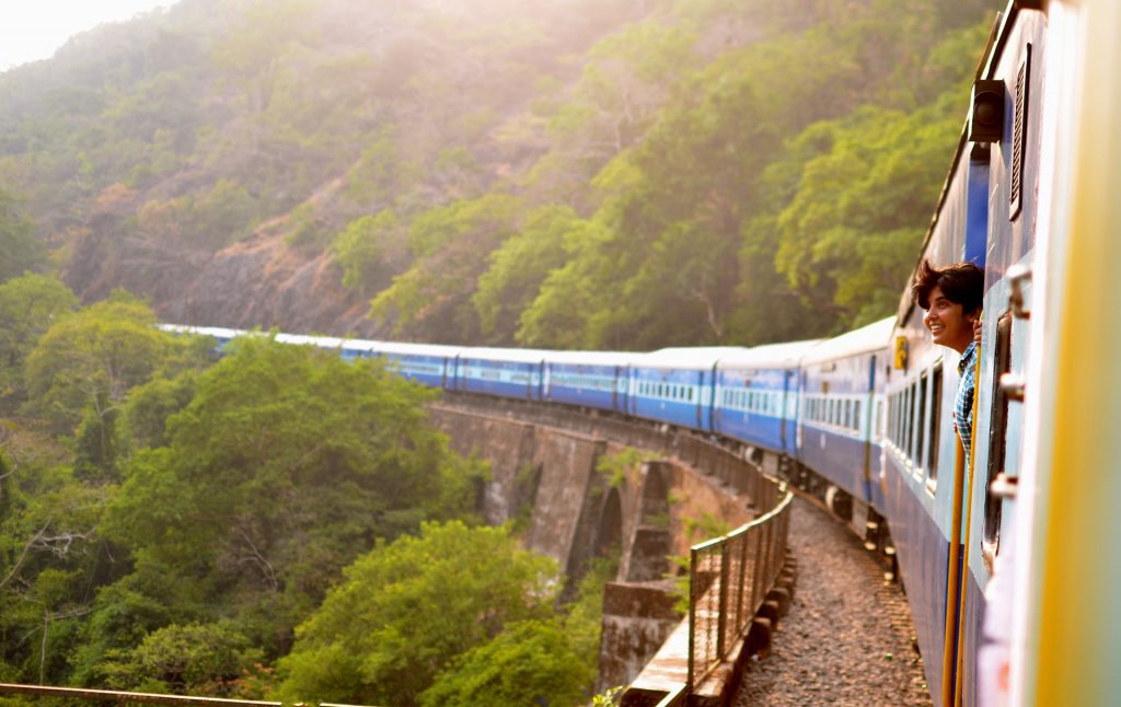 A train passenger catching the wrong train is a subject of many travel stories. 