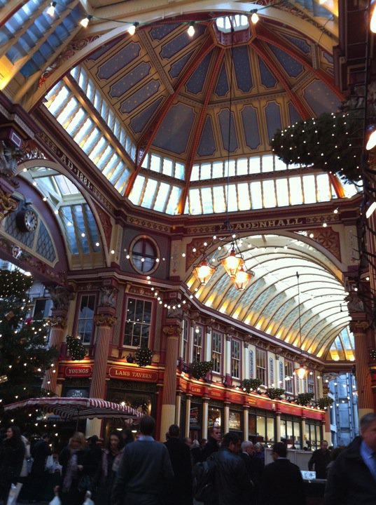 Leadenhall Market is among the must-see London details that offer travel inspiration to Harry Potter fans. (© Joyce McGreevy)