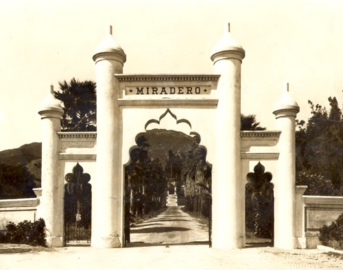 A vintage image of Miradero, once home to Leslie C. Brand, is now a place for new discoveries, Brand Library, and a center for urban peace and quiet. (Public domain)