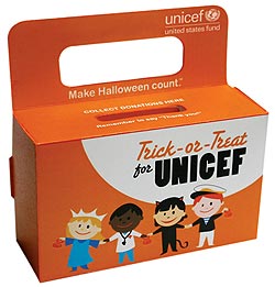 A Trick-or-Treat for UNICEF box triggers an aha moment about Halloween around the world. 