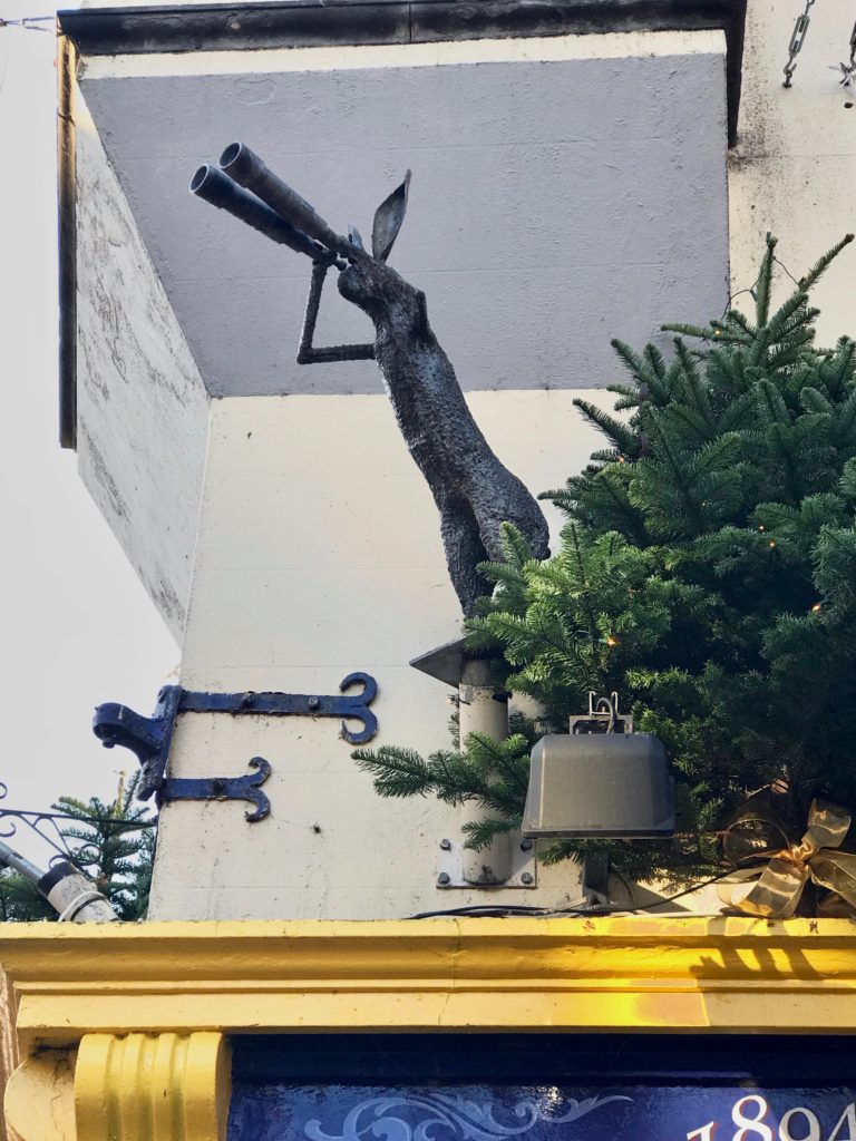 A sculpture of a hare in Galway reflects the whimsy that inspires wanderlust for Ireland. (Image © Carolyn McGreevy)