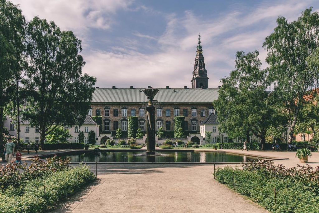 The Royal Library Garden view of the 1906 Royal Library in Copenhagen reflects the Danish design and creative thinking of "Romantic Nationalist" architecture. (Image © Copenhagen Media Center and Martin Heiberg)