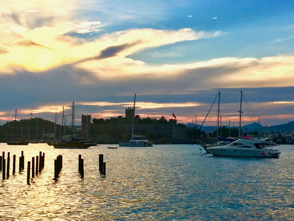 A sunset in Senglea, Malta becomes a source of travel inspiration about traveling light. (Image © Joyce McGreevy)