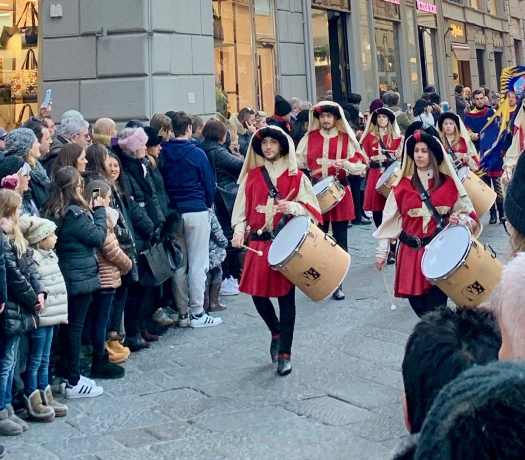 The Calvacata, an annual procession in Florence Italy, inspires an aha moment about Italian celebrations and everyday life. (Image © Joyce McGreevy)