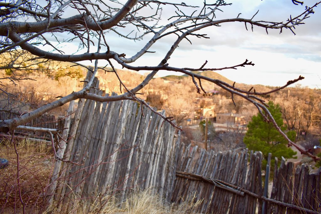 A sunny, high-desert landscape shows why Santa Fe, New Mexico inspires wanderlust. (Image © Joyce McGreevy)