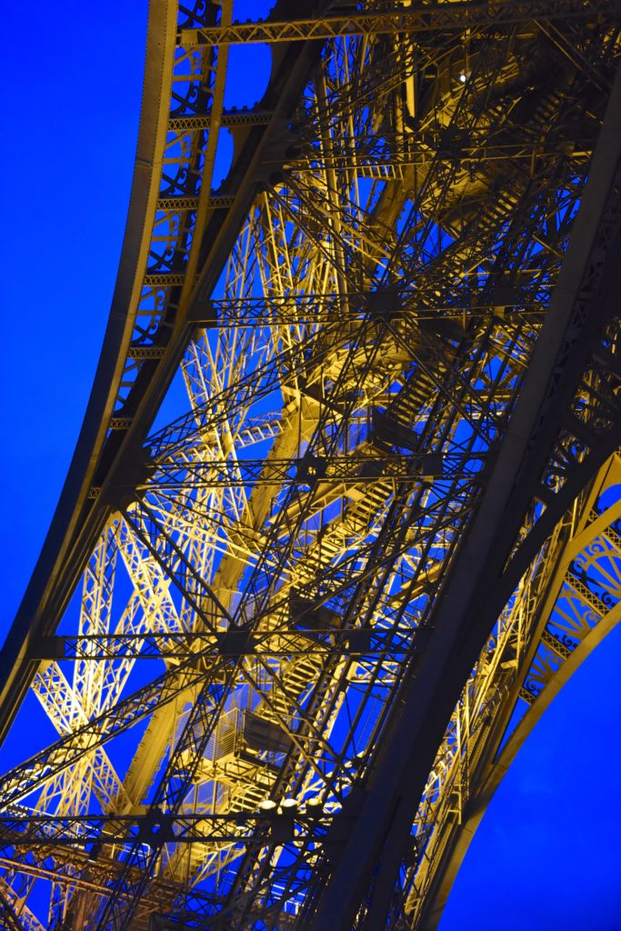 Stairs of the Eiffel Tower in Paris, France, one of the most amazing places on earth and host to the Eiffel Tower Vertical race. (Image © Meredith Mullins.)