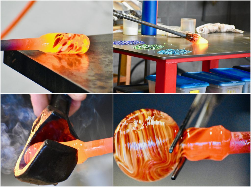 Glass floats and glassmaking tools at Lincoln City Glass Center reflect a cultural tradition of the Oregon coast. (Image © Joyce McGreevy)