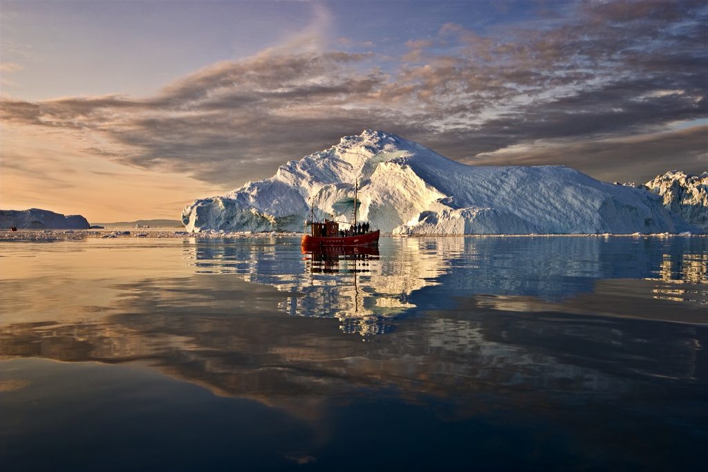 Ilulissat Icefiord, a UNESCO World Heritage Site, and other aspects of Greenland are featured in Passport DC, a celebration of crossing cultures. (Image © Uri Golman/ Visit Greenland) 