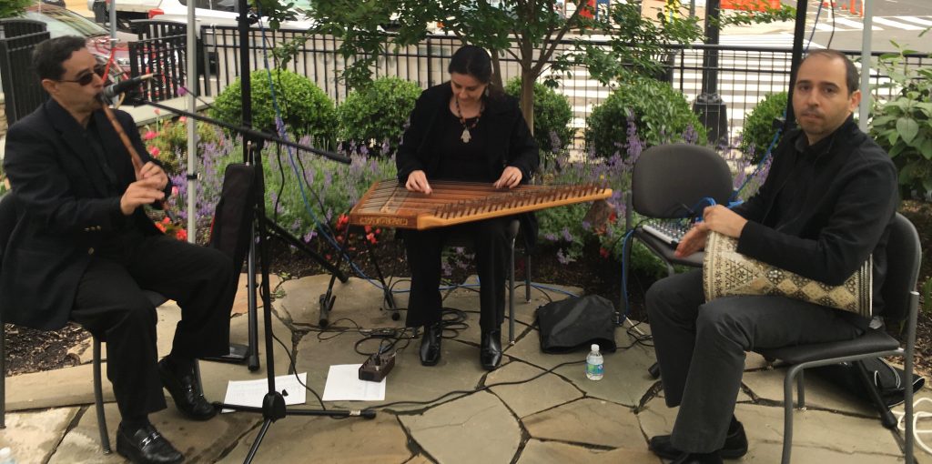 Members of the Saltanah Ensemble perform Arabic Music at Passport DC, an annual celebration of crossing cultures. (Image © Joyce McGreevy)