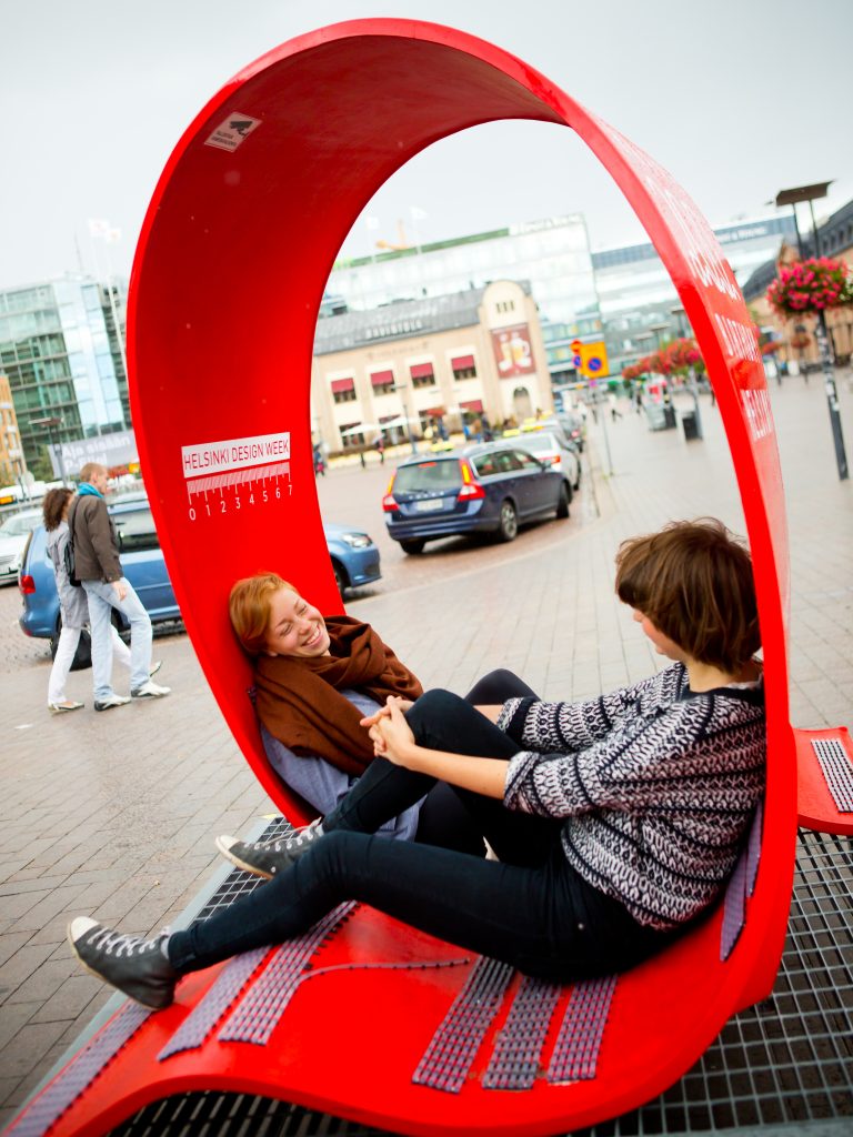 Urban seating design in Helsinki, Finland exemplifies the creativity on display during Passport DC, a celebration of crossing cultures. (Image © Riitta Supperi/Keksi/Team Finland)