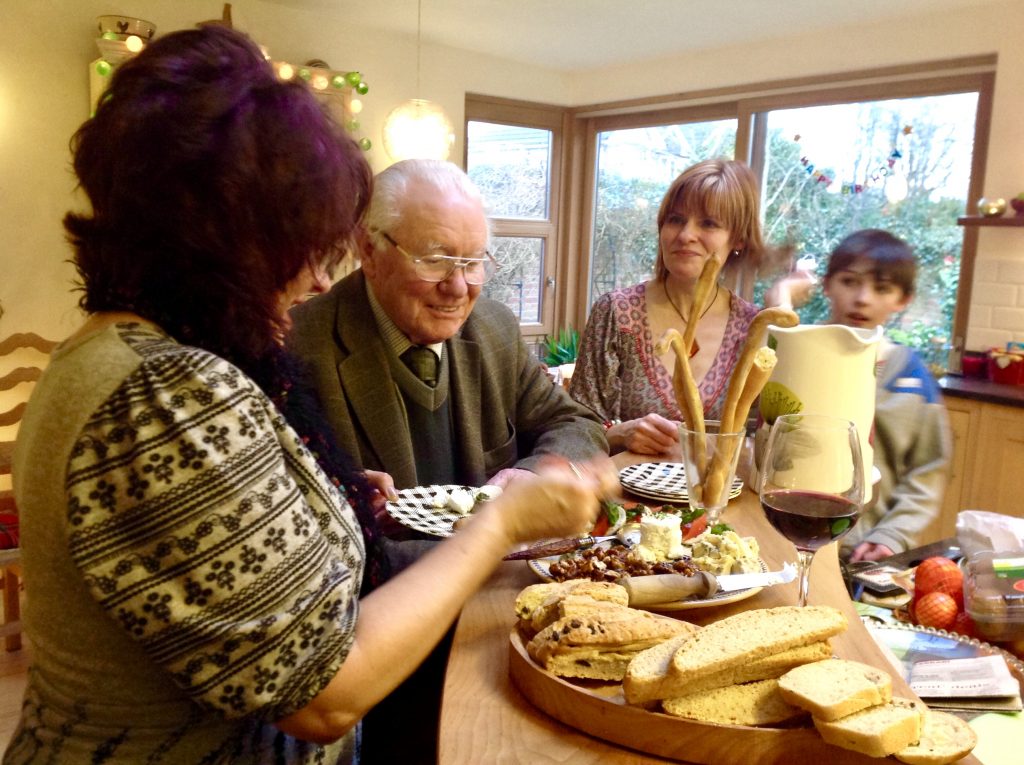 People enjoying home cooking in Galway counter cultural stereotypes about Irish cuisine. (Image © Joyce McGreevy)