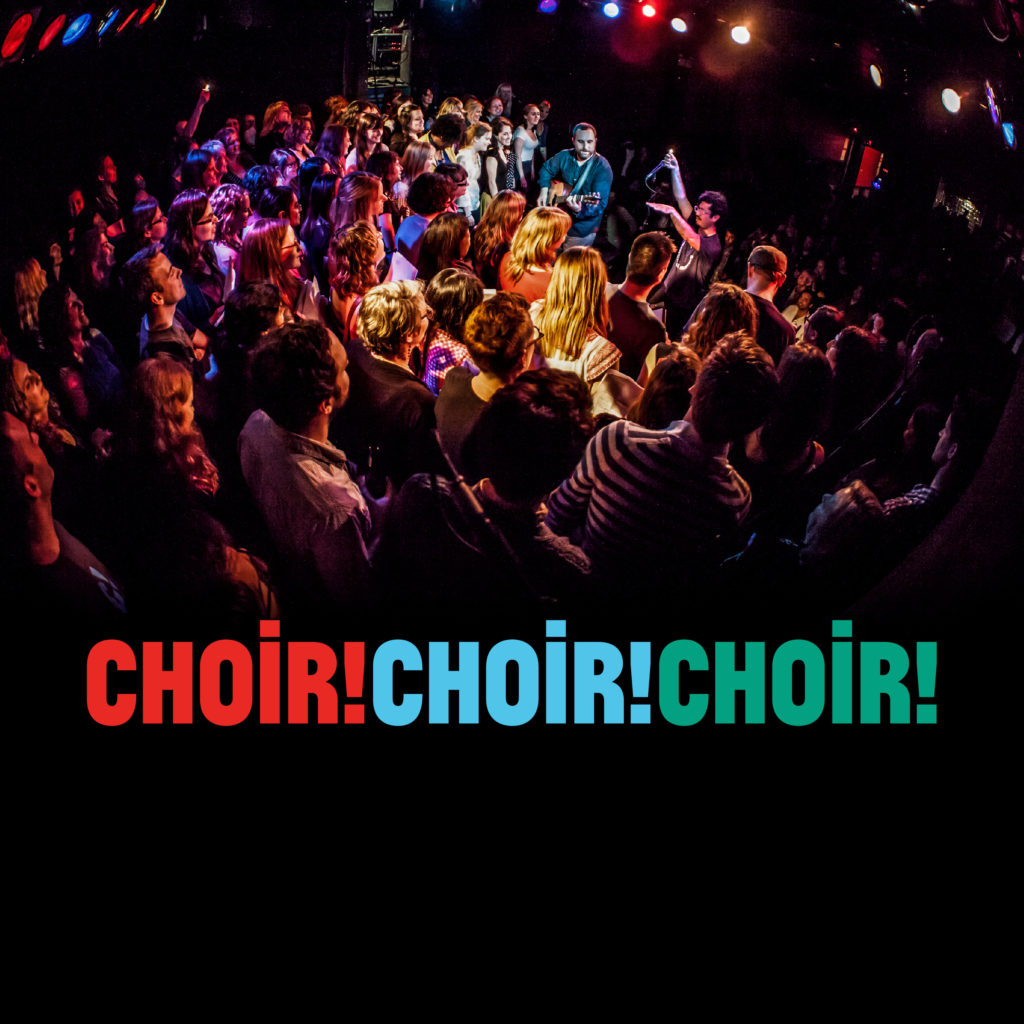 Choir! Choir! Choir! Is a Canadian singing group that travels the world musically, connecting across cultures through community performances. (Image © 2019 Choir! Choir! Choir!)