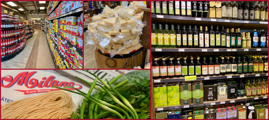 Food products at Milano, a grocery store in Petite-Italy, the Little Italy of Montréal, reflect its Italian culture. Image © Joyce McGreevy