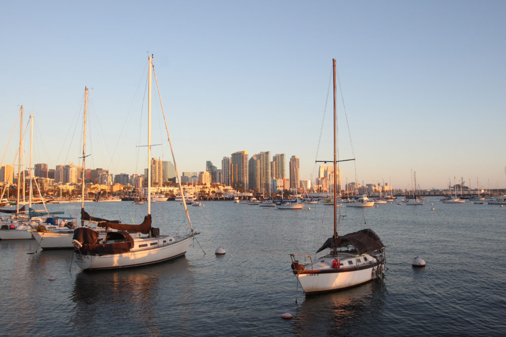 Sailboats evoke the Italian families who made their living from the sea in San Diego, California, where Italian culture is celebrated in the city’s Little Italy. Image © SanDiego.org