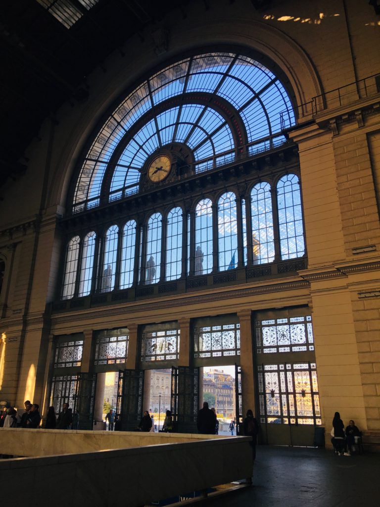 Keleti Train Station in Budapest, Hungary evokes the cross-cultural stories of doors and windows. (Image © Joyce McGreevy)
