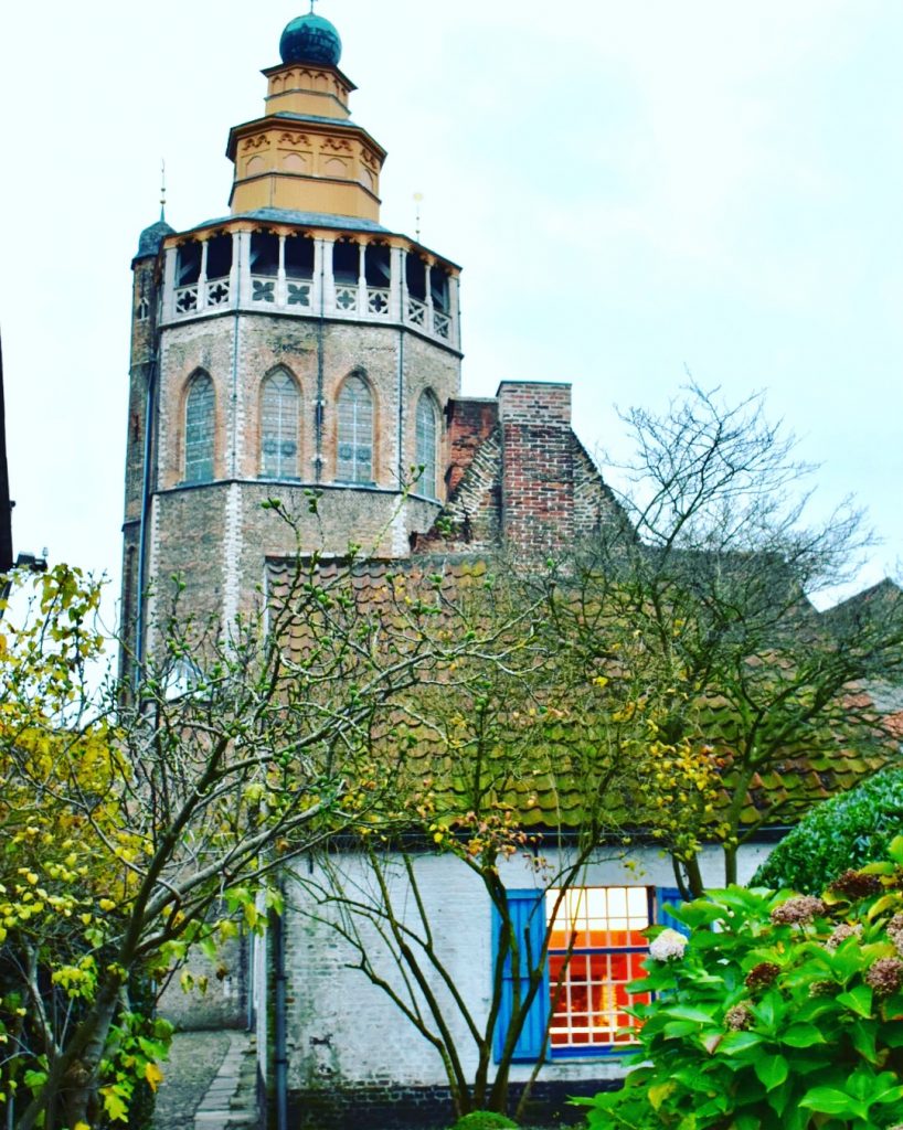 The medieval Adornes Domain in Bruges inspires a traveler in Belgium, where past is present. (Image © Joyce McGreevy)