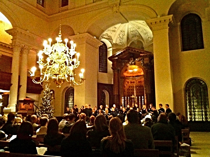 A London choir evokes the historical connection between Handel’s Messiah and the first British charity for children, Thomas Coram’s Foundling Hospital. (Image © Joyce McGreevy)