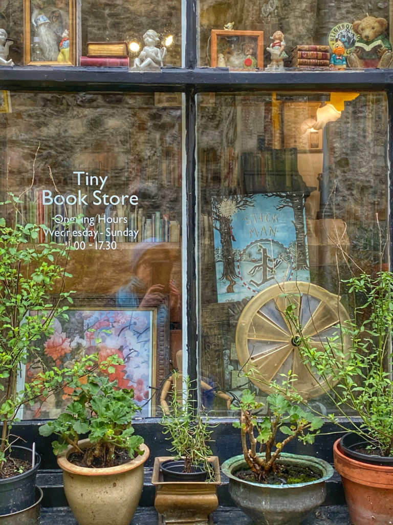 A tiny bookshop in Rye, a picturesque town in East Sussex, inspires wanderlust for winter travel to England. (Image © Joyce McGreevy)