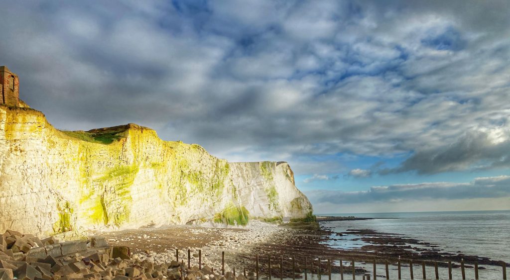The Seven Sisters chalk clods on England’s South Coast inspire wanderlust, attracting tourists even in winter. (Image © Joyce McGreevy)