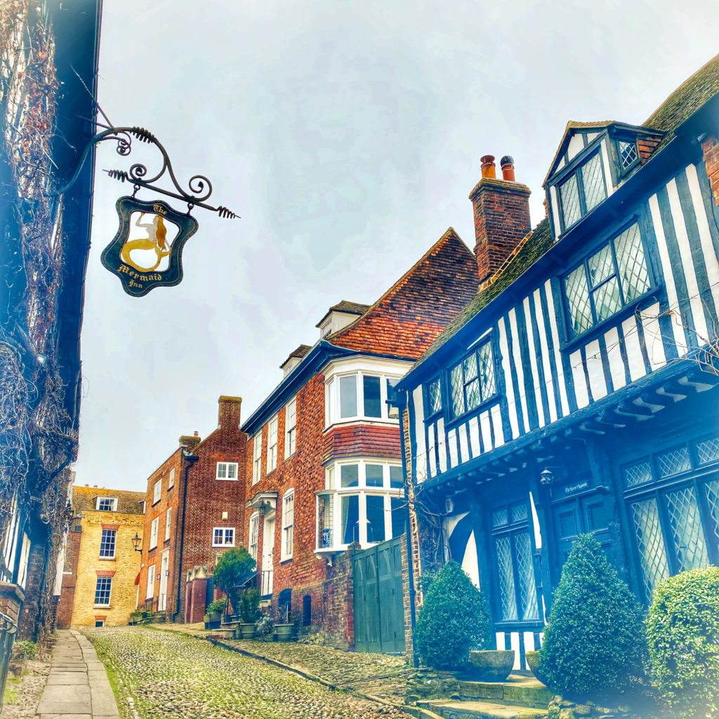 Mermaid Street in winter means fewer tourists in the picturesque town of Rye, which inspires a traveler whose wanderlust has led her to visit the historic towns of East Sussex, England. (Image © Joyce McGreevy)