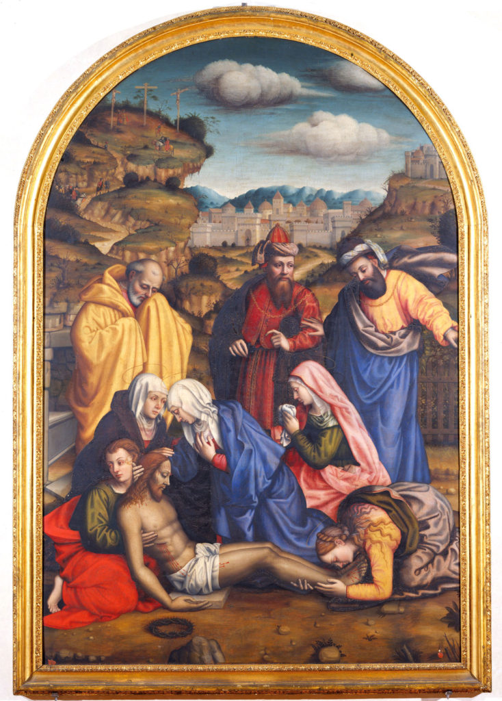 The masterpiece Lamentation with Saints by Plautilla Nelli shows why Advancing Women Artists is working in Florence to restore the hidden half of Italy's artistic heritage. [public domain image]