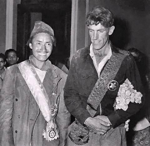 Tenzing Norgay and Edmund Hillary embodied the spirit of exploration to some of the most amazing places on Earth. (Public domain)
