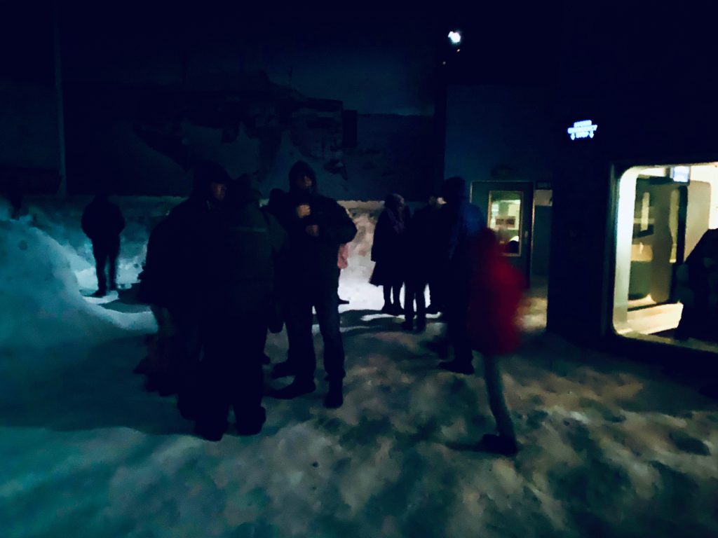 The Storm Room at the International Antarctic Centre, in Christchurch New Zealand shows visitors what a blizzard is like in the windiest place on Earth. (Image © Joyce McGreevy)