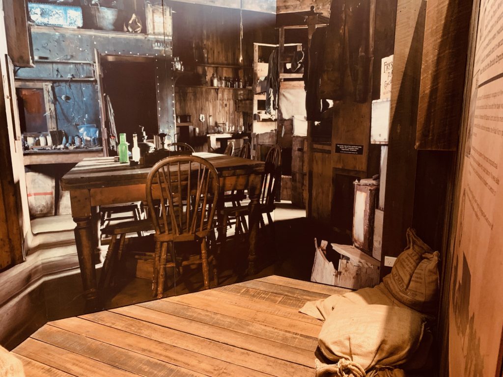 A replica of Robert Falcon Scott’s Terra Nova hut at the International Antarctic Centre, in Christchurch New Zealand shows visitors what it was like to live in the coolest place on Earth. (Image © Joyce McGreevy)