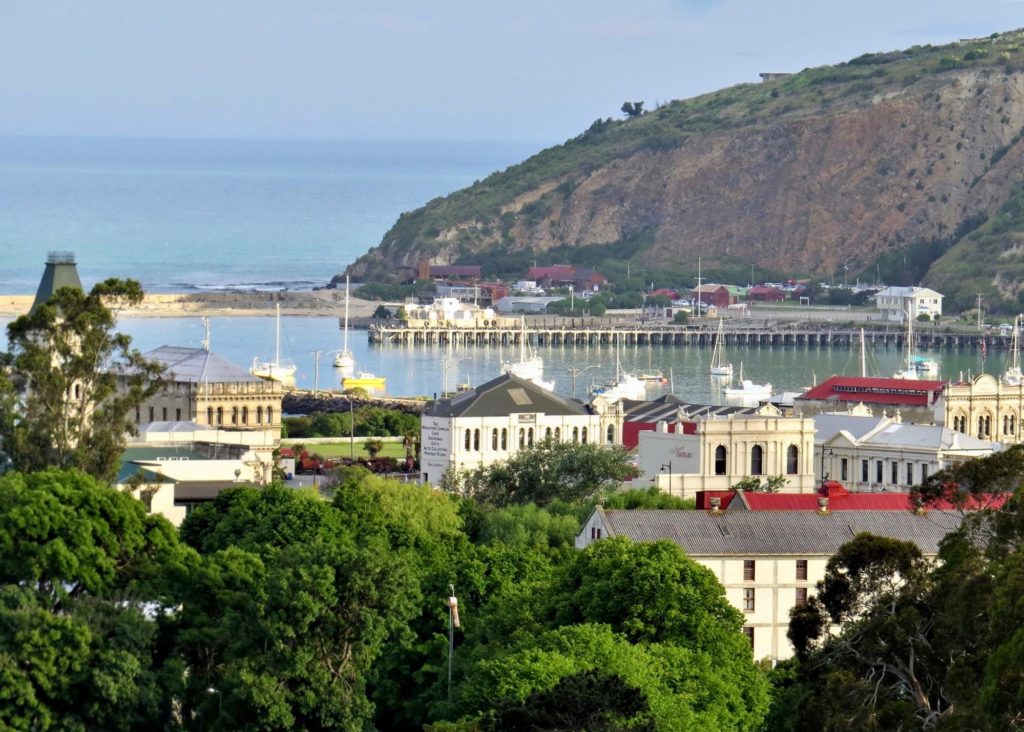 The limestone architecture of Oamaru, New Zealand site of Steampunk Festival NZ, reflects its Victorian cultural heritage. (Image © Brenda Mueli / OamaruCaptured)