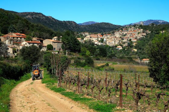 Tractor on a road in the French countryside showing the importance of rural heritage and the new sensory heritage law. (Image © Rene Rauschenberger/Pixabay.)