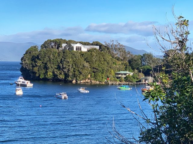 Paterson’s Inlet, Stewart Island, New Zealand revives travel memories during the epic wait for an end to quarantine and lockdown. (Image © Joyce McGreevy)