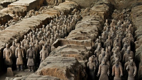 The Terracotta warriors in Xi'an, China, which shares treasures with its sister city in Cusco, Peru, showing the importance of twin towns and sister cities around the world. (Image via Pixabay.)